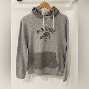 Polo Ralph Lauren New York Track P Wing Graphic Hoodie Mens Size Large